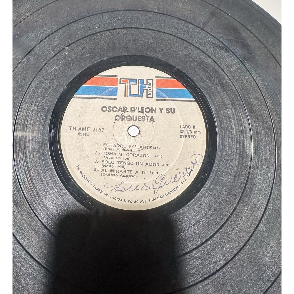 Oscar D'Leon A Mi Si Me Gusta Asi Vinyl LP 1981 TH-AMF-2167 Salsa Record - Picture 6 of 13